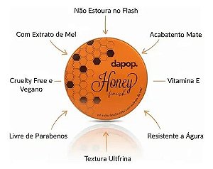 Pó solto Honey Finish