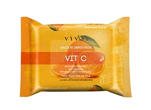 Lenço De Limpeza Facial Vitamina C
