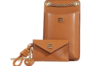 Schutz - Porta Celular Caramelo Couro
