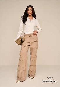 Perfect Way - Calça feminina fendi