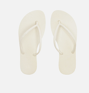 Brizza - Chinelo Off White Tiras Brasil