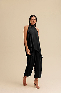 Charry - Blusa Gola Laço S/ Mangas