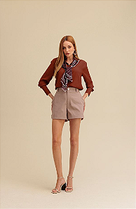 Charry - Camisa Lisa Clássica Mangas Longas