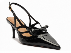 Arezzo - Scarpin Slingback Verniz com Laço