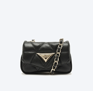 Schutz - Mini Bolsa Tiracolo Couro Preta