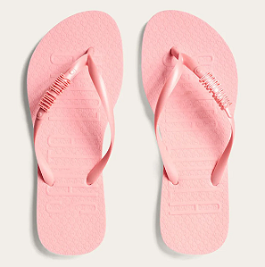 Santa Lolla - Chinelo Flip Flop Borracha Rosa Soft