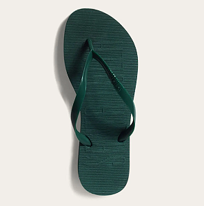 Santa Lolla - Chinelo Flip Flop Borracha Verde Oliva