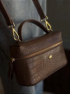 Luiza Barcelos - Bolsa Pequena Em Couro Croco Dumbo