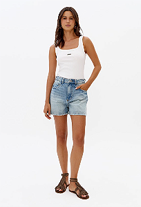 My Favorite Things - Short Jeans Mom Cintura Alta