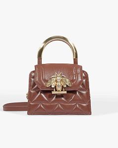 Schutz - Bolsa Tiracolo Crossbody New Believe Pequena Couro Rosa