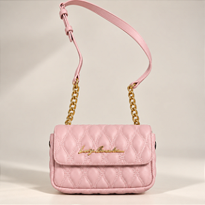 Luiza Barcelos - Bolsa CrossBody em Couro Açucar