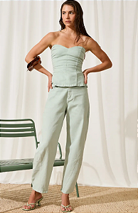Trama - Calça Ballon Alta Ariane Mint