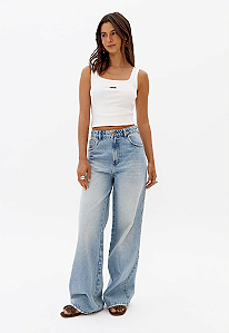 My Favorite Things - Calça Jeans Wide Leg Cintura Alta