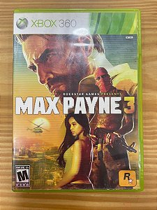 Max Payne 3 Xbox 360 Mídia Física Semi Novo