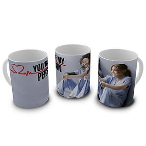 Caneca Porcelana Greys Anatomy Model 2 325ml