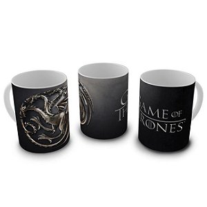 Caneca Porcelana Game of Thrones 325ml