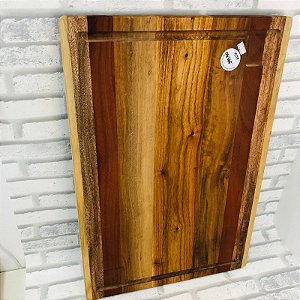 Tabua Churrasco Madeira Artesanal 42x62 CM