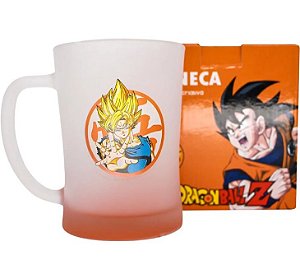 Caneca Chopp Fosca 650ml Dragon Ball Z Simbolo
