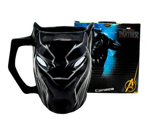Caneca de Porcelana Marvel Pantera Negra 450ml