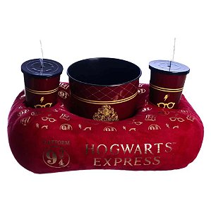 Kit Almofada de Pipoca Fribra Harry Potter Plataform 9 3/4