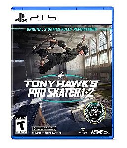 Tony Hawk's Pro Skater 1+2 Ps5 Mídia Física Novo Lacrado