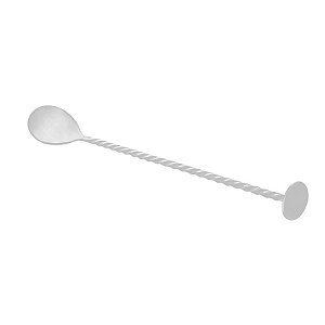 Colher Bailarina de Aço Inox Tress Prateado 26cm