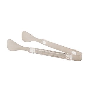Pegador para Gelo de Aço Inox com Cabo Plástico Bambu 16cm