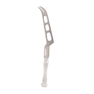 Faca para Queijo de Aço Inox com Cabo de Plástico Bambu 21,7cm