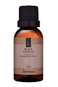 ESSENCIA HIDROSSOLUVEL VIA AROMA 30ML CLASSICA BLACK VANILLA