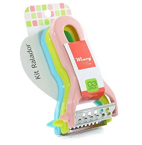 Kit Ralador Fatiador Verduras Legumes Frutas Em Inox