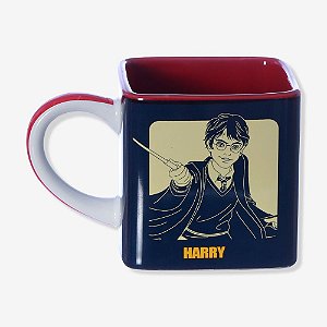 Caneca Cubo 300ml Harry Potter Ron Hermione