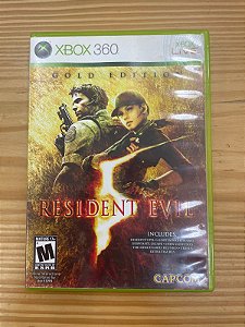 Residen Evil 5 Gold Edition Xbox 360 Mídia Física Semi Novo