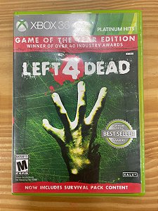 Left 4 Dead Xbox 360 Mídia Física Semi Novo
