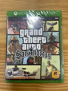 Grand Tehft Auto San Andreas Xbox 360 Semi Novo