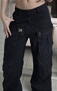 Calça Cargo Black