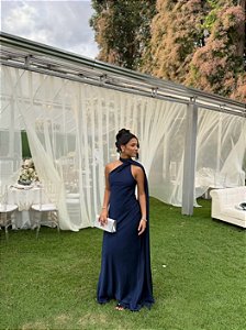 Vestido Martina Azul Marinho