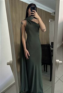 Vestido Martina Verde Escuro