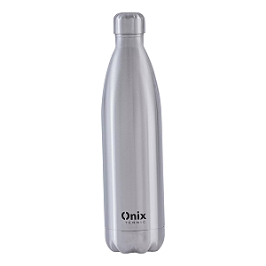 Garrafa Térmica Ônix Parede dupla a vácuo Aço Inox 1 Litro