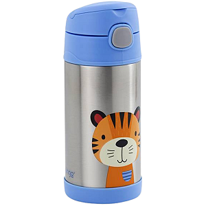 Garrafa Termica Infantil Inox Dupla Camada Tigre Clingo
