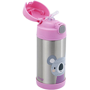 Garrafa Termica Infantil Inox Dupla Camada Coala Clingo