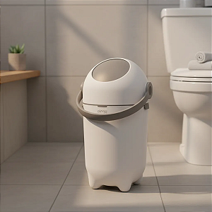 Lixeira Mágica Antiodor Infantil com Sistema de Vedação