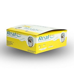 Caixa Display Com 100 Máscaras Descartáveis Branco REALDESC