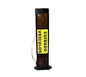 SINALIZADOR VEICULAR SONORO COM FOTO CELULA - 278MM - BIVOLT PRETO - AP
