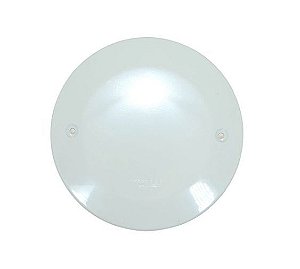PLACA CEGA REDONDA 4'' BRANCA - MEC