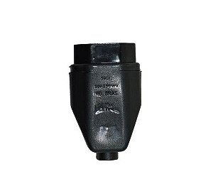 PLUG FEMEA  3P 20A PRETO - MEC