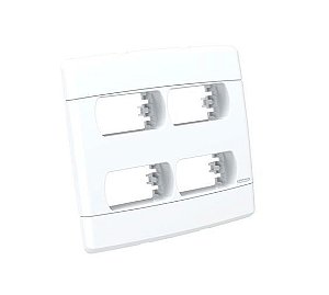 NEO SOTTILE - PLACA 4X4 2+2 MODULOS DISTANTES - BRANCA