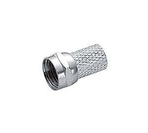 CONECTOR F C/ ROSCA RG6 - IMPORTADO - UNIS