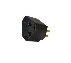 ADAPTADOR PINO 10 A - PRETO - MECATOL - UNIS