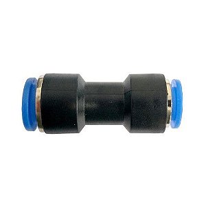 Conexão união Reta Pneumática  Instanânea 6mm KIT C/ 10uni