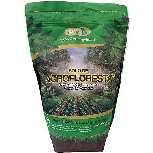 Terra Orgânica Da Floresta Com Cheiro De Mata Virgem 1kg